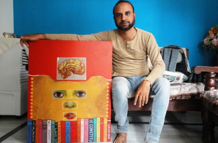 Rehaman Patel’s painting will be showcased in Dubai from March 18