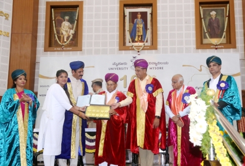 Inspiring Achievers Commended by Governor at University of Mysore’s 103rd Convocation