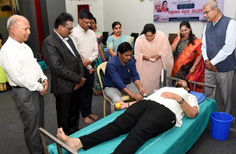 Blood Donation Camp in Sharnbasva University