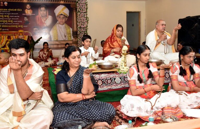 Thousands of devotees participate in the religious rituals to mark the 90th Birthday celebrations of Poojya Dr Sharnbaswappa Appaji